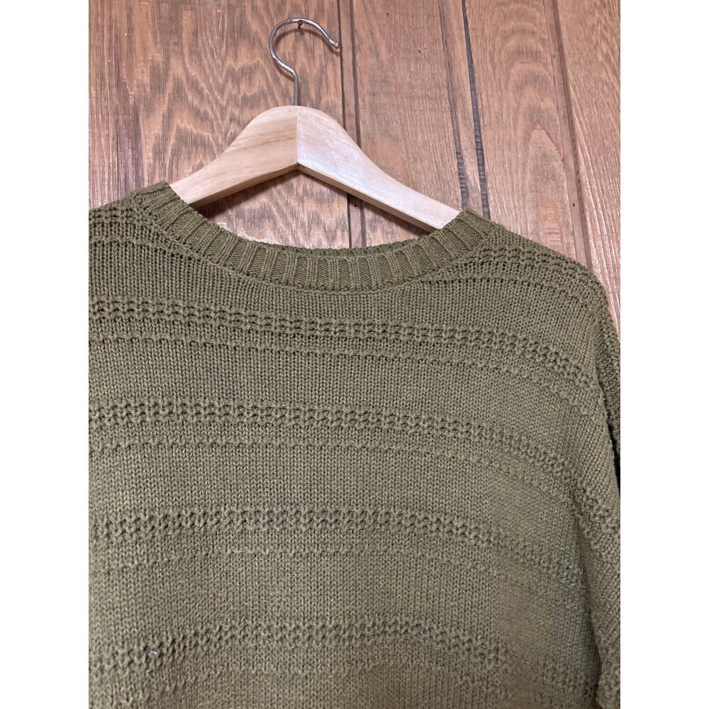 Cupcakes and Cashmere Chunky Knit Grungy Gorpcore High Lo Soft Comfy Sweater M - Picture 3 of 8